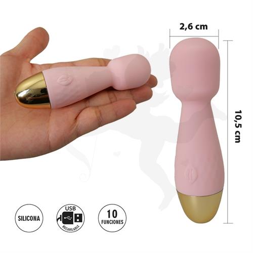 Microscopium : Microfono vibrador con modos de vibracion y carga USB